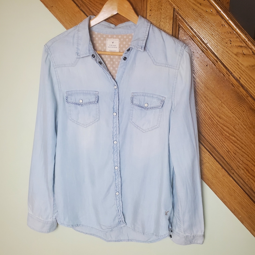 AE Vintage Boyfriend Denim Shirt